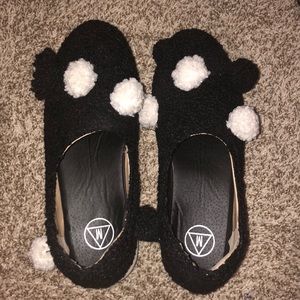 Misguided pom Pom shoes